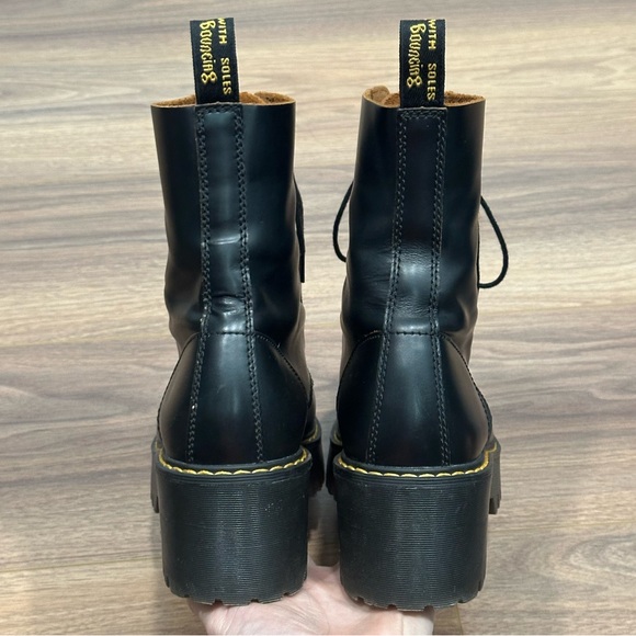 Dr. Martens Leona 7 Hook Boots in Black Size 10 - Picture 6 of 16